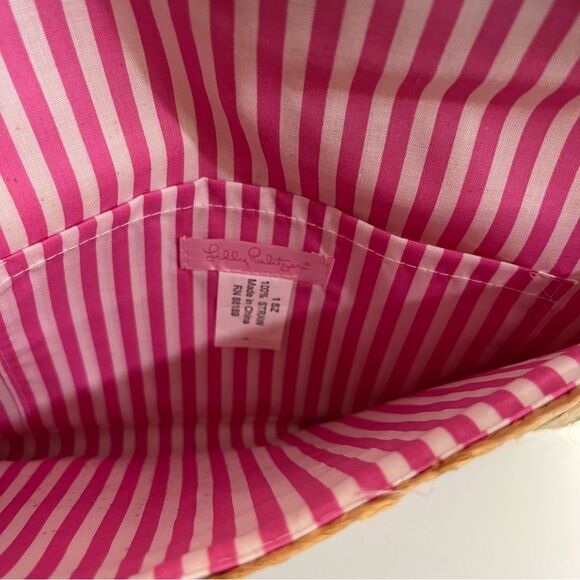 Lilly Pulitzer Happy Hour Straw Clutch with Embroidery - Picture 9 of 9